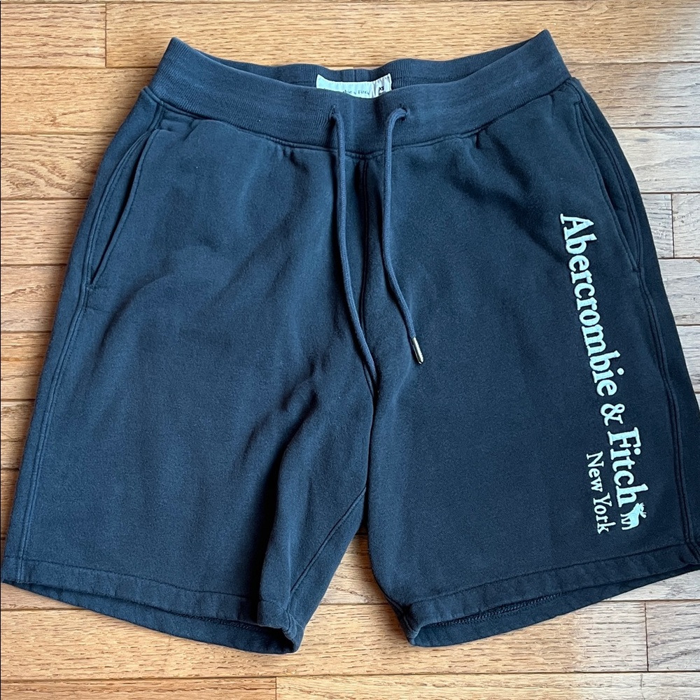 Abercrombie & Fitch Men's Charcoal Athletic Shorts